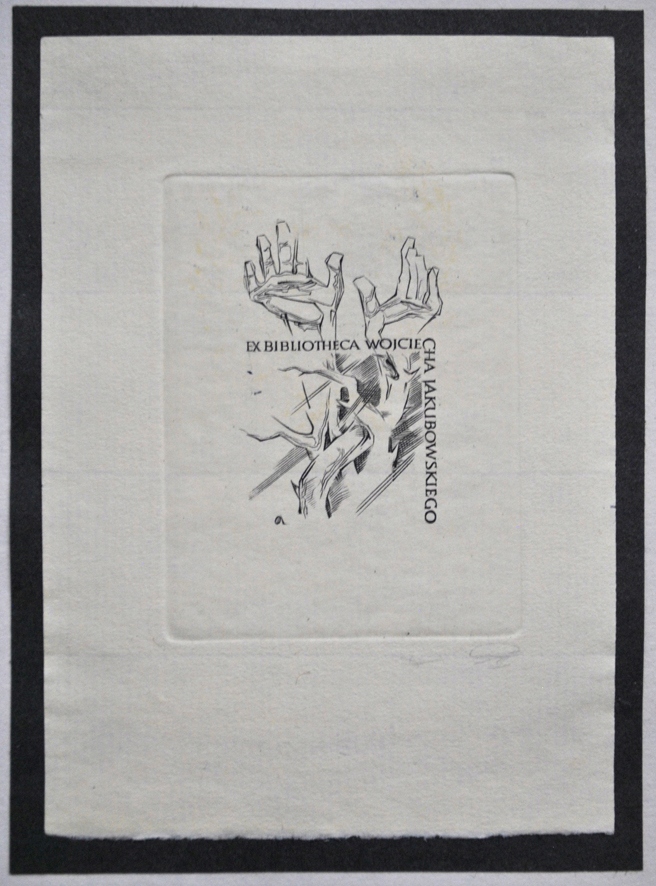 *KP* Bortowski Andrzej - /Ex libris/ Ex Biblioteca Wojciech Jakubowski, C2