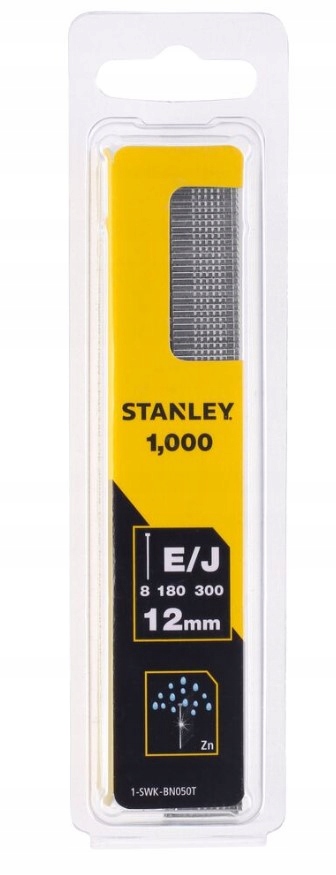 GWOŹDZIE do zszywacza typ J 12mm 1000szt Stanley