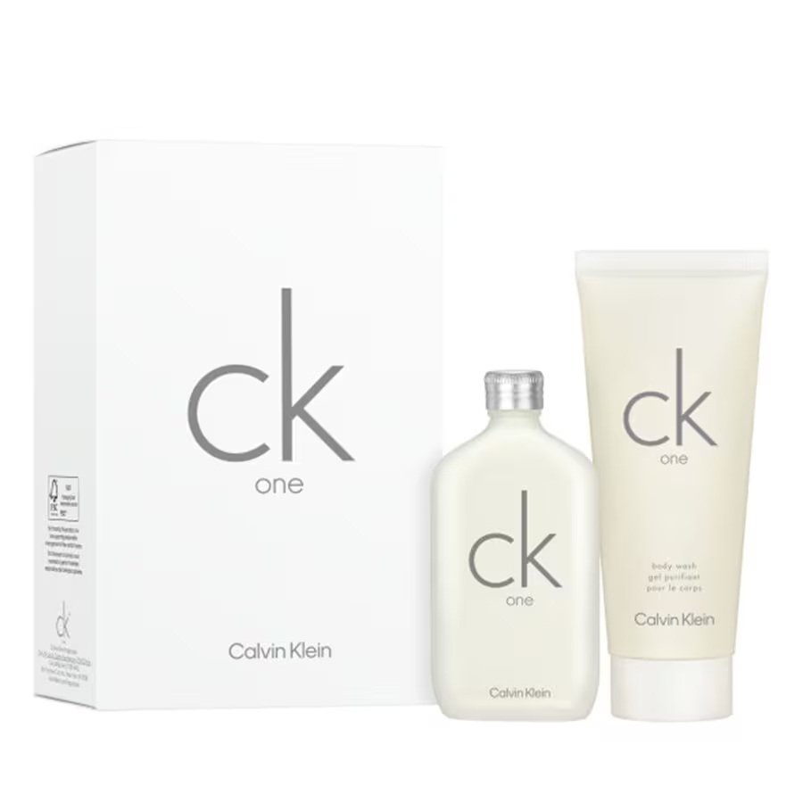 Sada Calvin Klein: Ck One, toaletní voda, unisex, 50 ml Ck One, tělový mycí gel