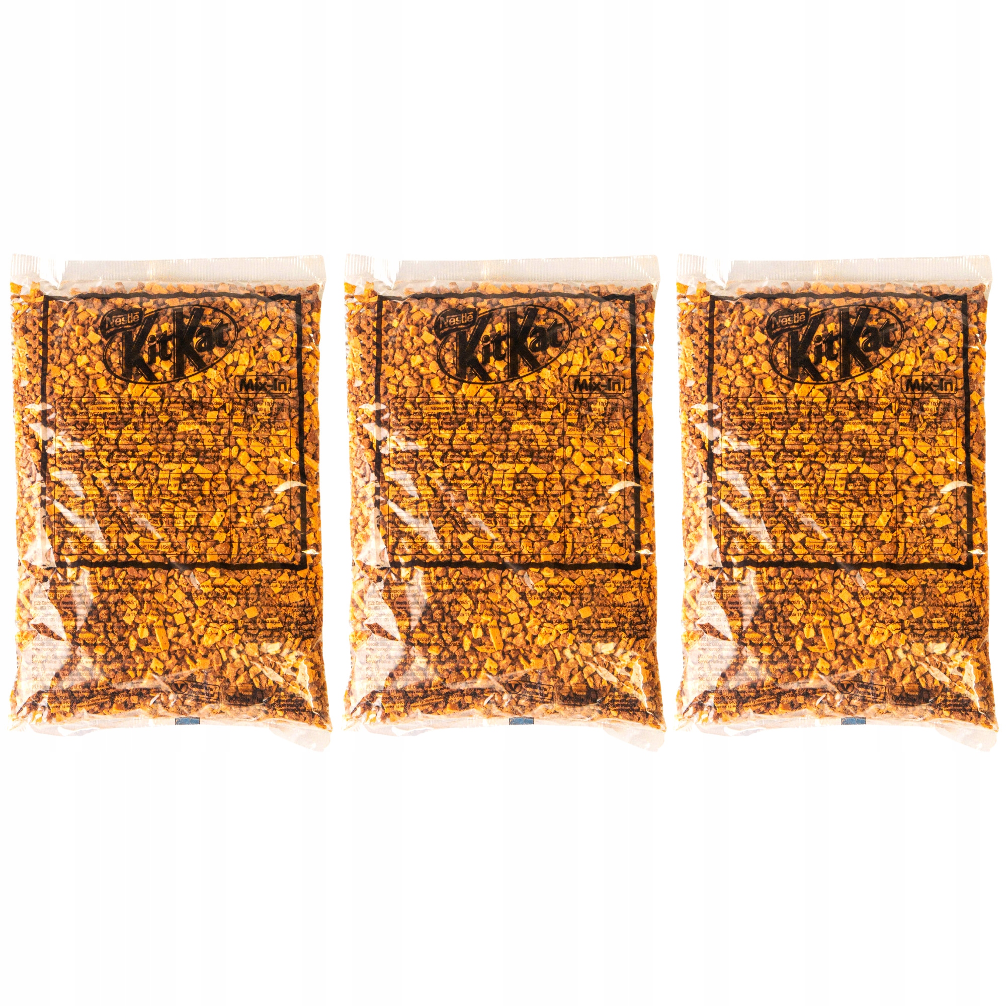 Posypka do lodów deserów gofrów Kit Kat 3 x 400G XXL flurry czekoladowa