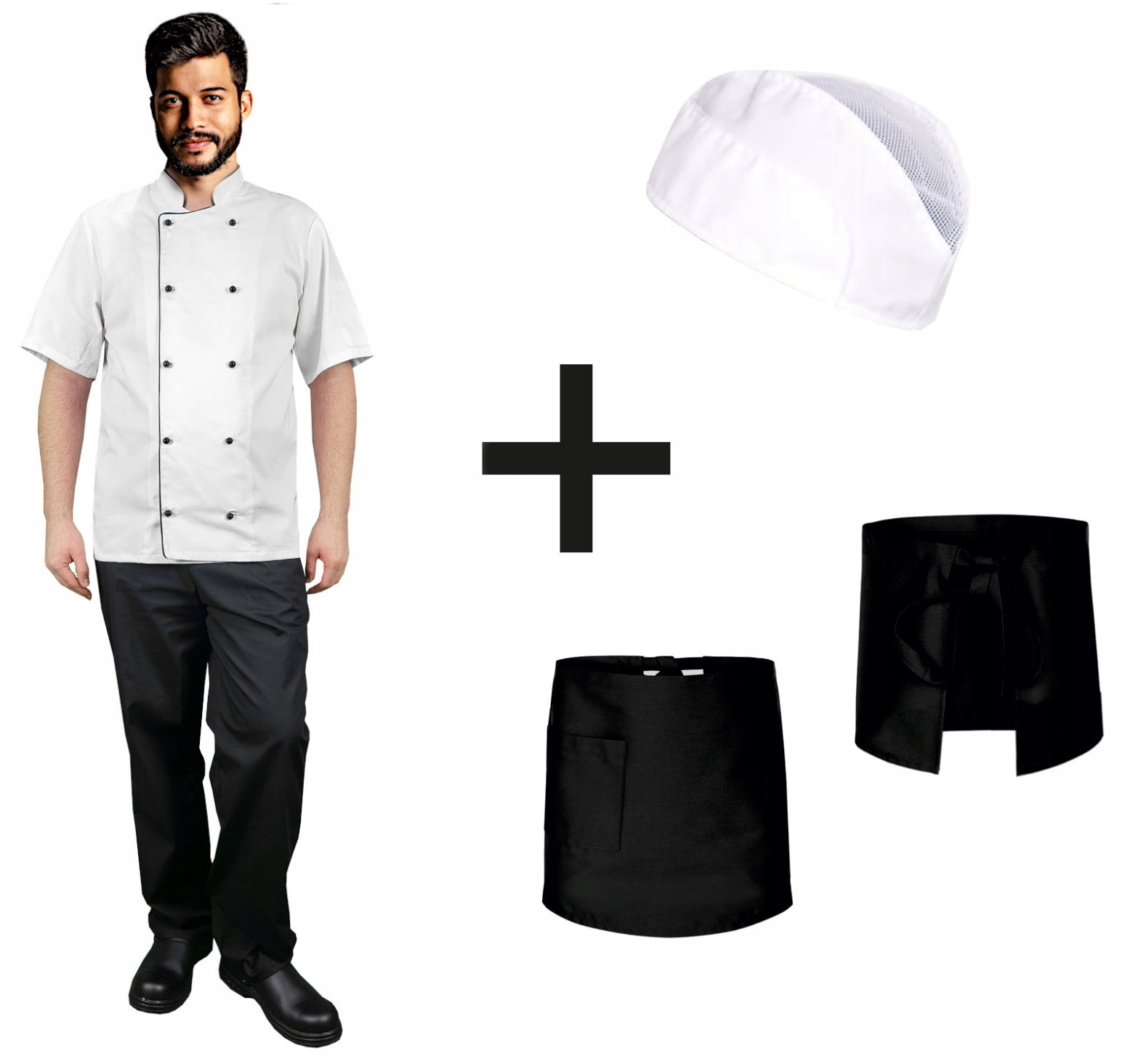

Uniform kucharski męski 4 częściowy roz. M