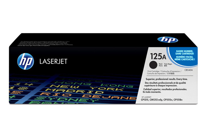 Čierny toner Hp Color LaserJet CM1312 CP1215 CP1515 CP1518 (125A CB540A)