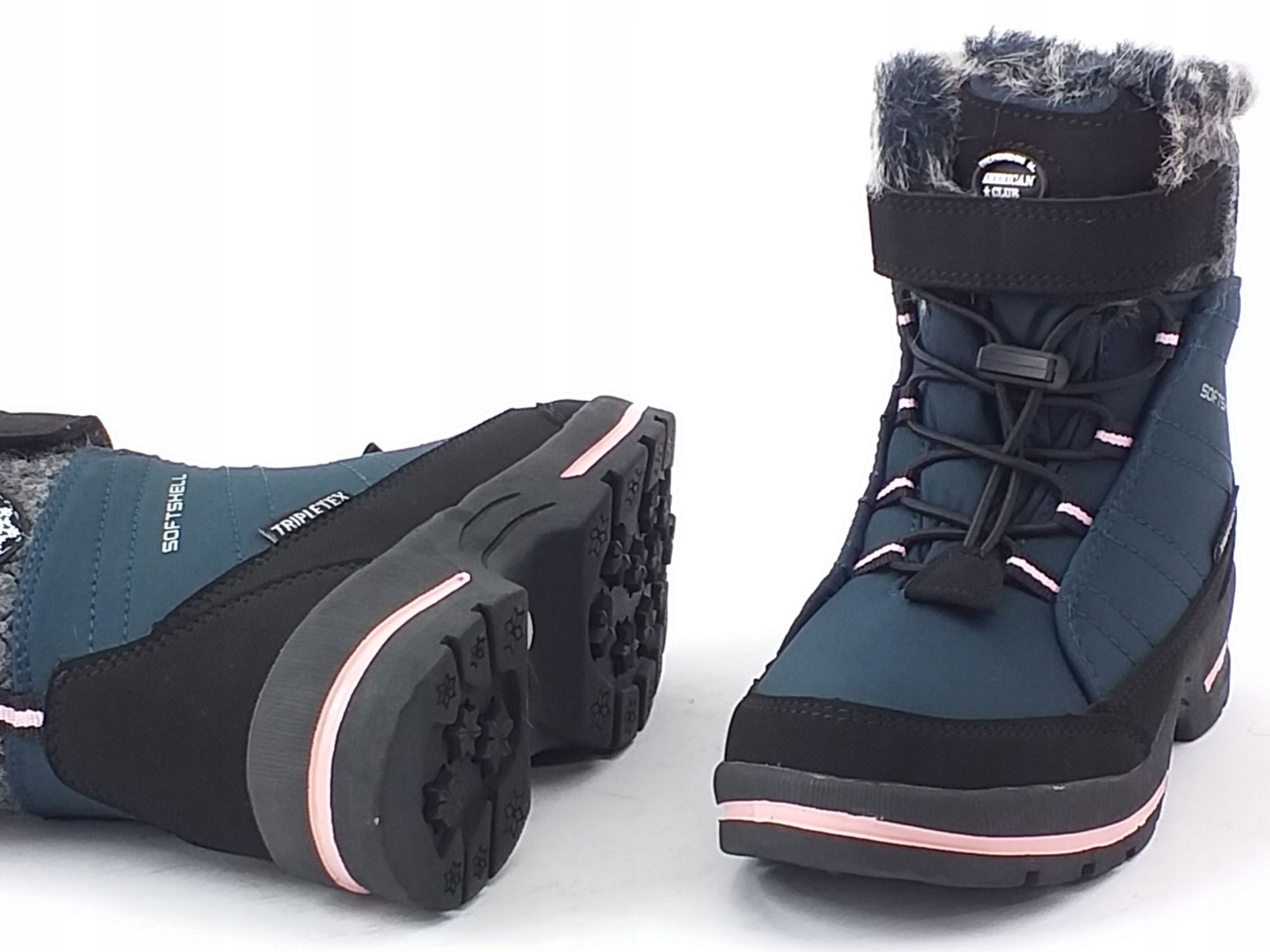 ŚNIEGOWCE GRANATOWE OCIEPLANE AMERICAN CLUB SN40/23 ZIMOWE DZIEWCZĘCE 29 Bohater / Bajka brak