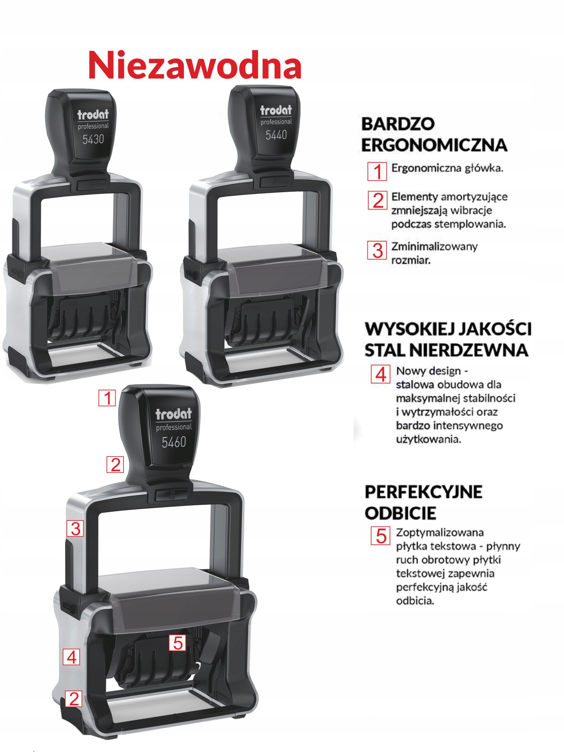 DATOWNIK TRODAT 5430 POL Marka Trodat