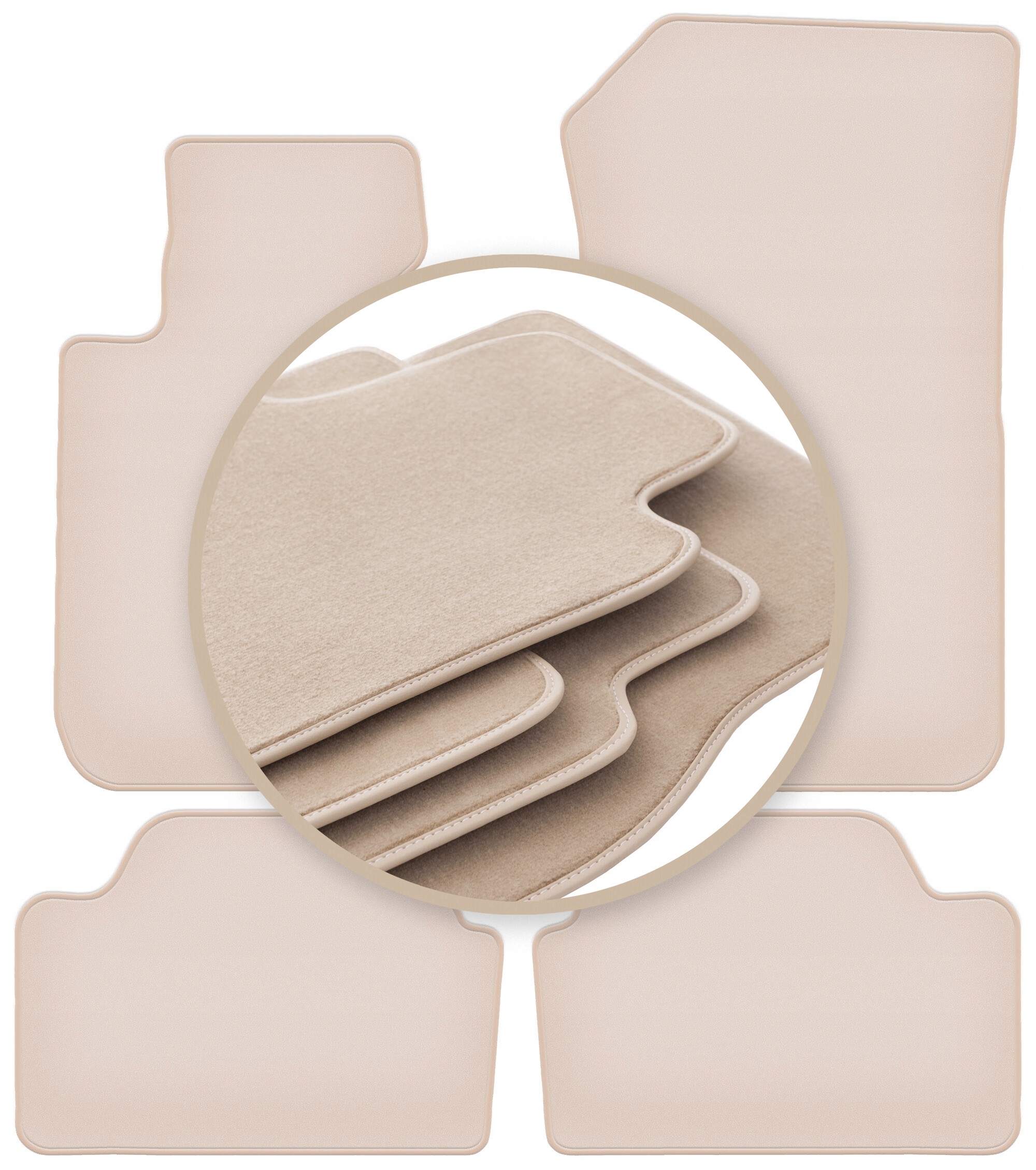 Velúrové koberčeky 10 mm Premium pre: Bmw 1 F20 hatchback 2011-2019