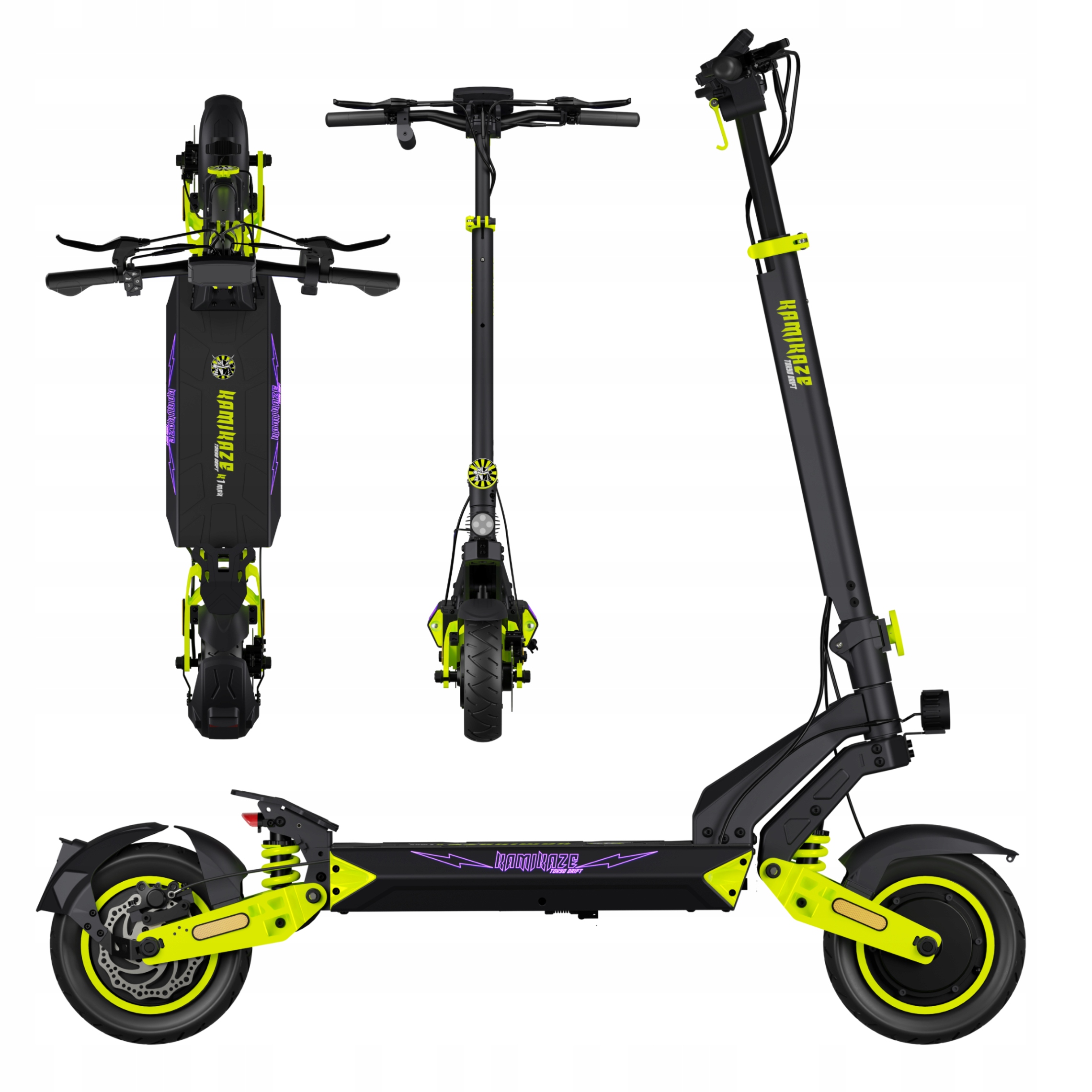 Kamikaze K1 Max Tokyo Pojazd 2x1000W, Koła 11 cali, Prędkość 55 km/h