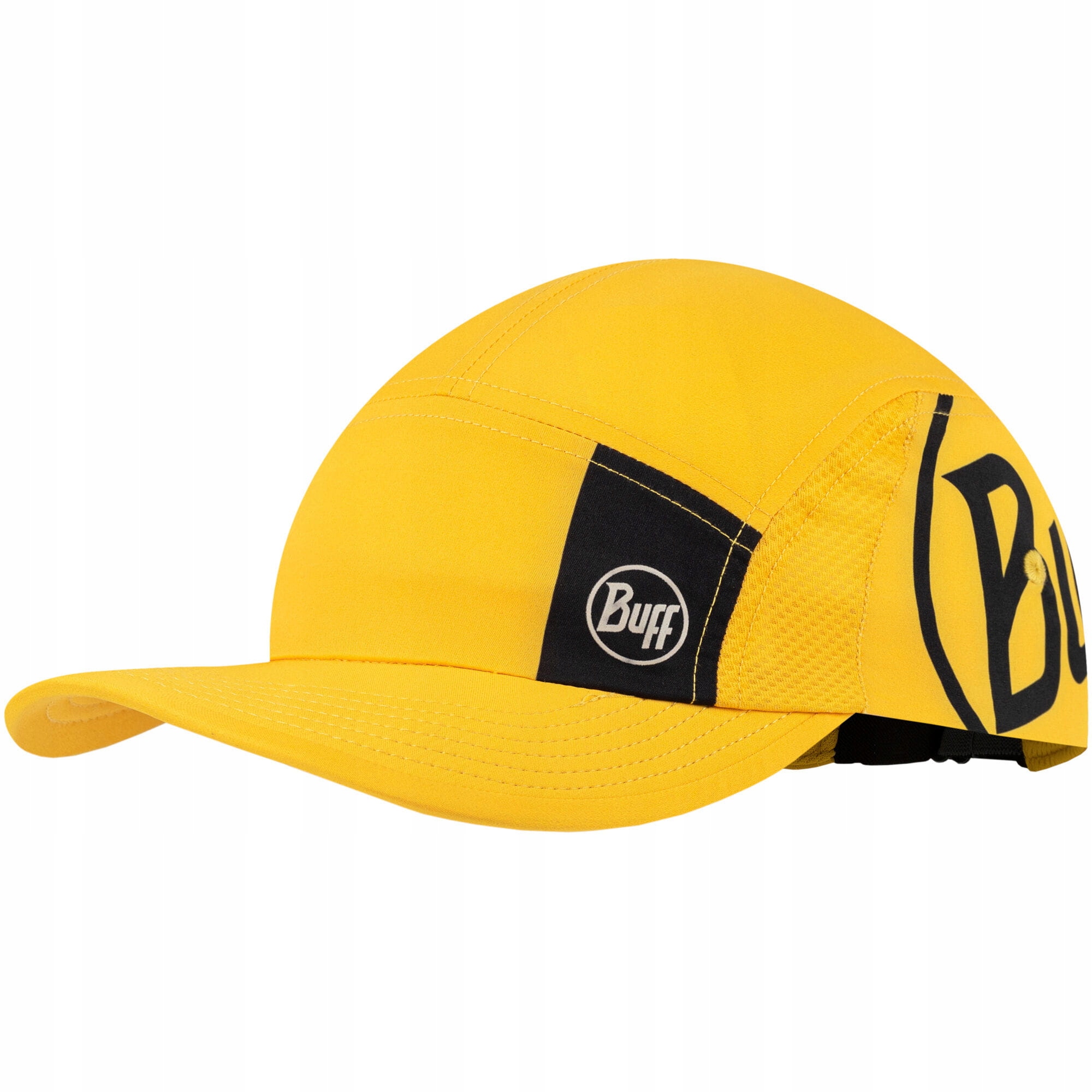 Buff čepice 5 Panel, Logo Yellow [Velikost S/m]