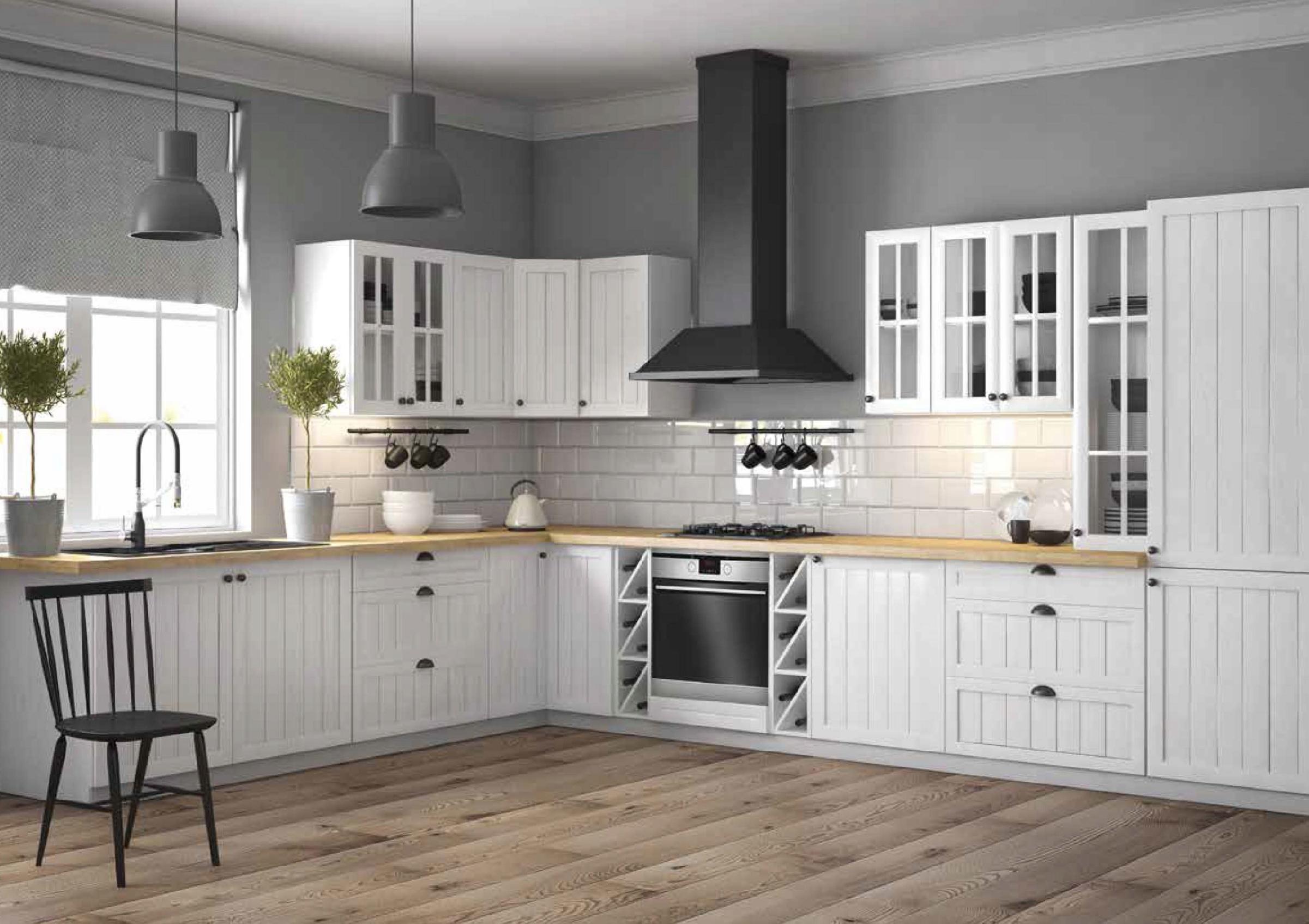 Szafka ze szkłem PROWANSJA G60KSN: sosna andersen Materiał płyta laminowana