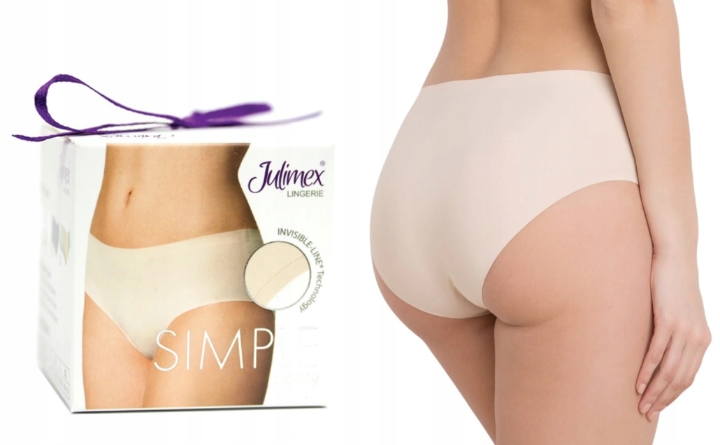 

Figi Julimex Simple Panty r S Beż bezszwowe
