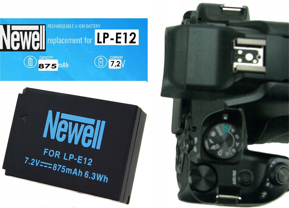 ŁADOWARKA USB + AKUMULATOR BATERIA DO CANON EOS M100 M200 PowerShot SX70 HS Stan opakowania oryginalne