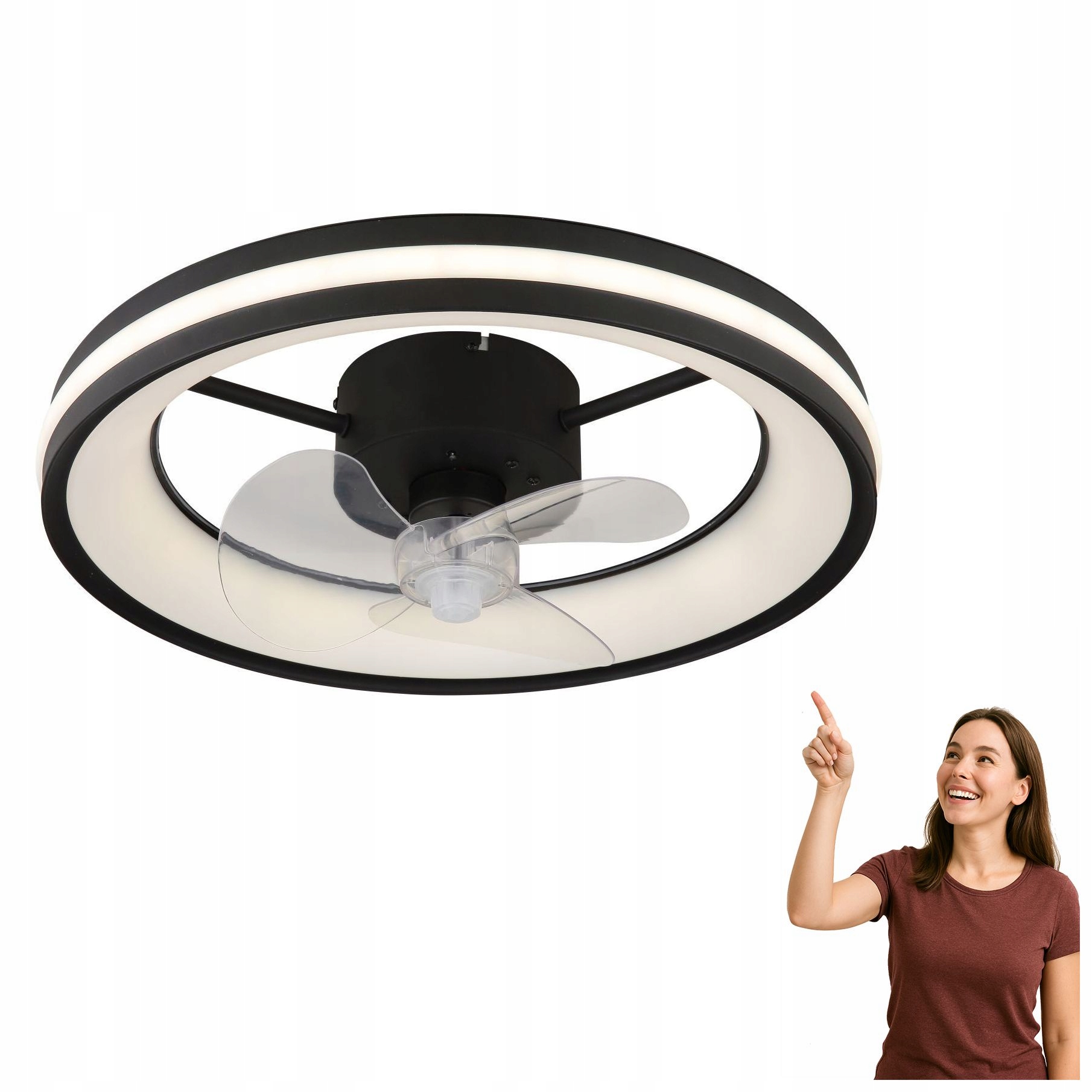 Led ventilátor 30 W Gatian 03651 Globo