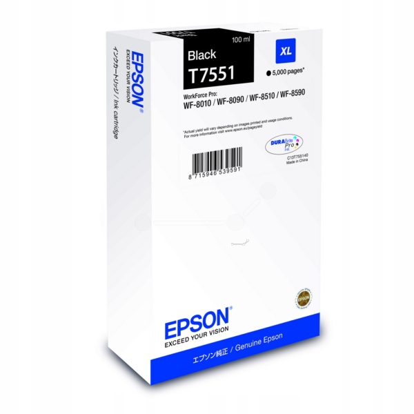 Atrament Epson C13T75514N čierny (black)