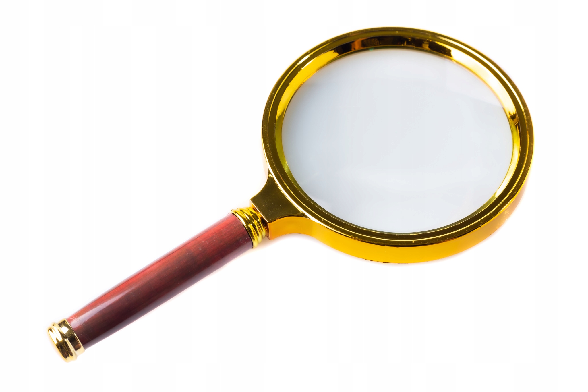 LUPA szkło POWIĘKSZAJĄCE 60mm GOLD PIĘKNA Marka Inna