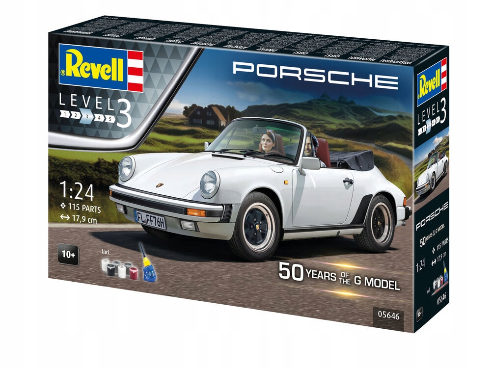 50 Years of Porsche 911 G-Model (Cabriolet) Revell 05646 měřítko 1/24
