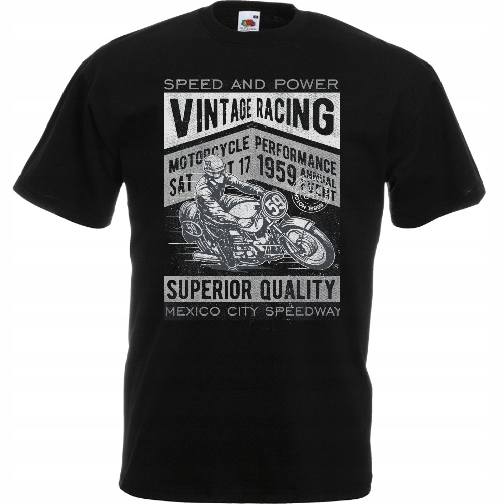 

Koszulka motocykl motocyklista vintage racing L