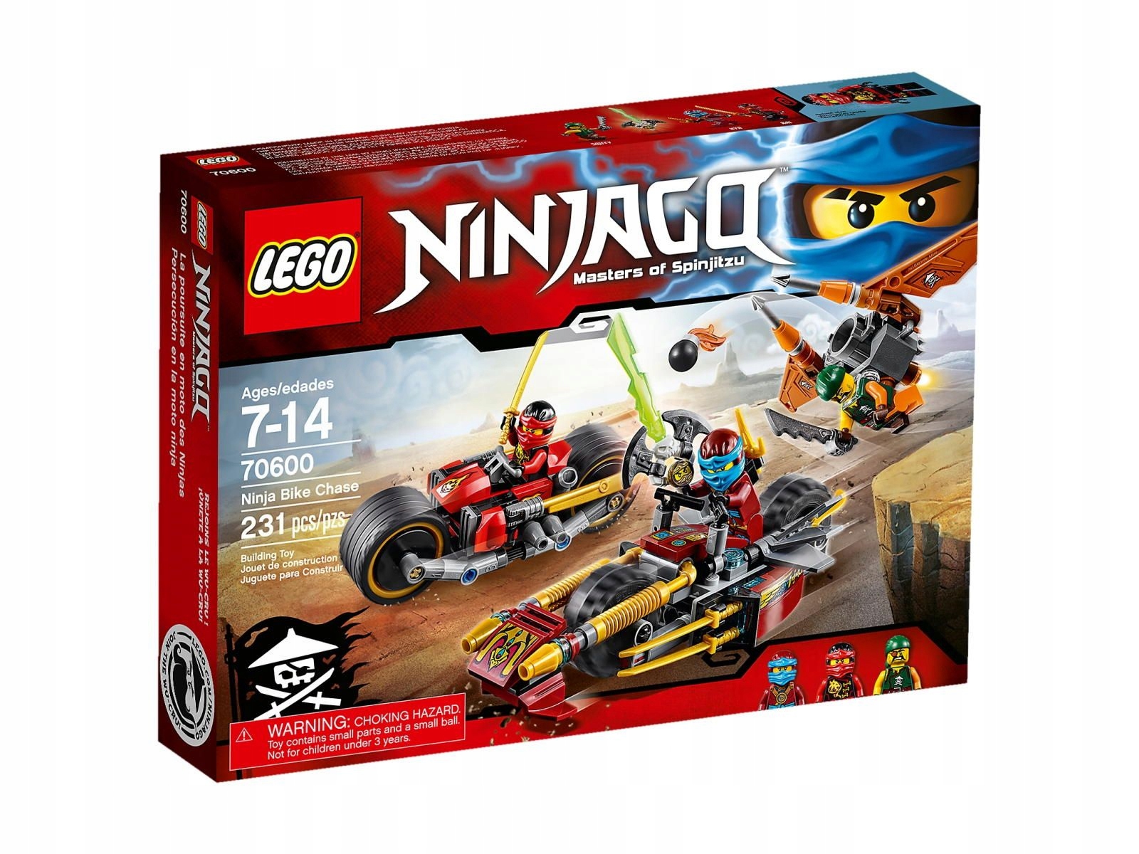Lego Ninjago 70600 Pronásledování na motocyklu Nové