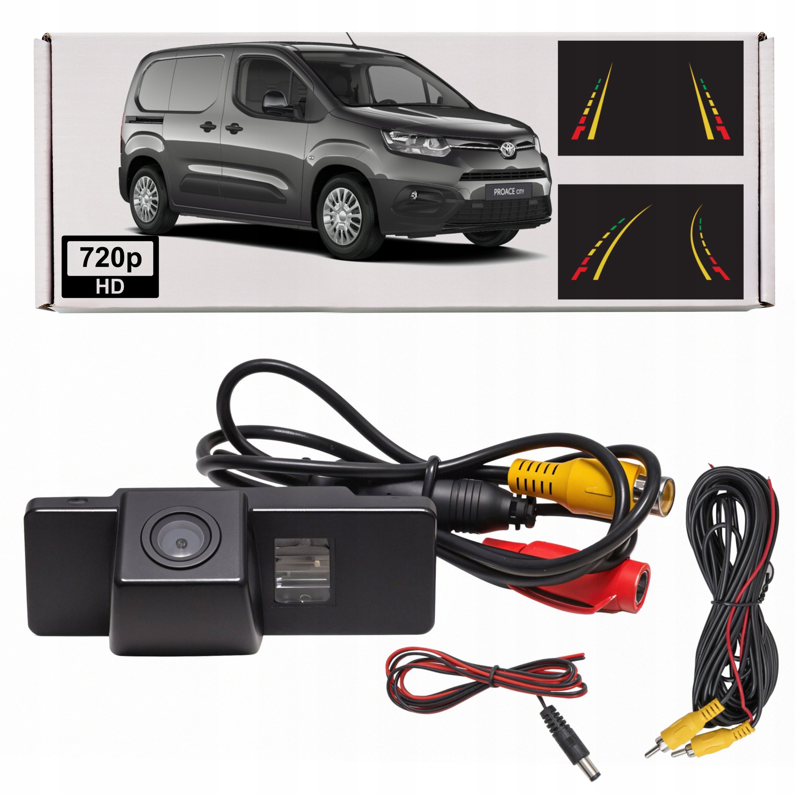 Toyota Proace I 2013-2016 Couvací Kamera Full Hd Dynamické Linie