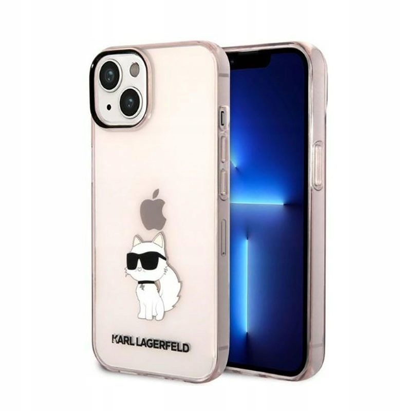 Karl Lagerfeld IML Nft Choupette – Pouzdro pro iPhone 14 Plus (růžové)
