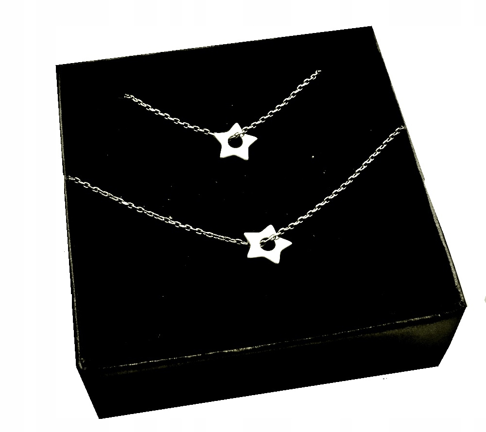 

Naszyjnik i bransoletka Celebrytka Gwiazdka