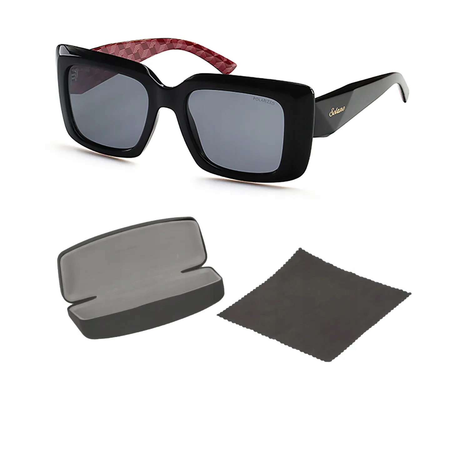 Solano SS21061B Černé dámské polarizační sluneční brýle