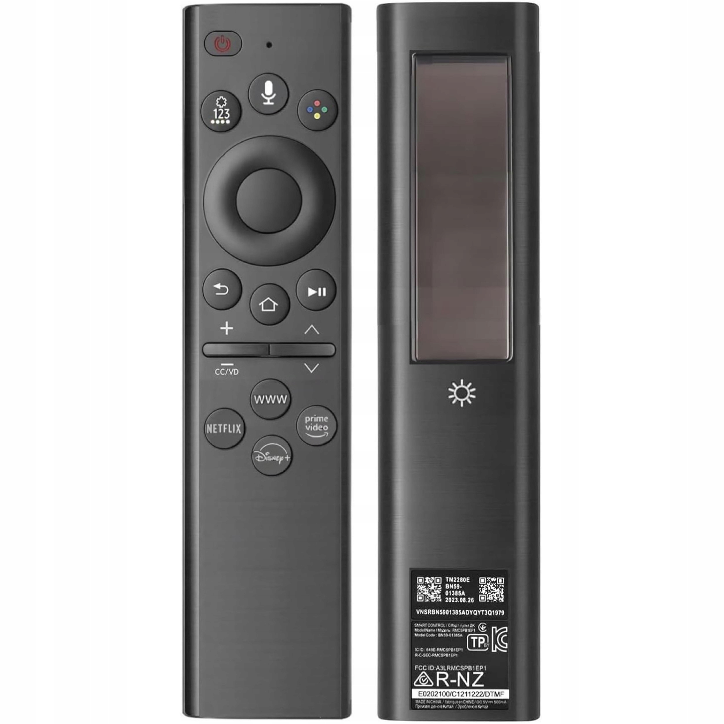 Dálkový Ovladač Pro Samsung BN59-01385D BN59-01385B Solární Usb-c