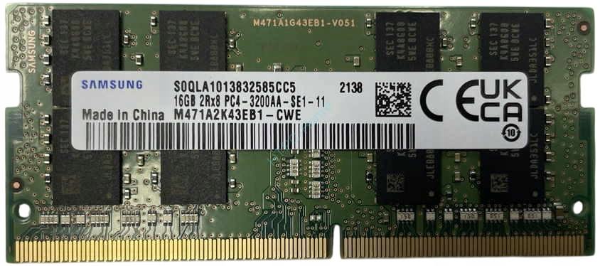 Nowa Pamięć Ram Samsung 16GB PC4 DDR4 3200MHZ Sodimm