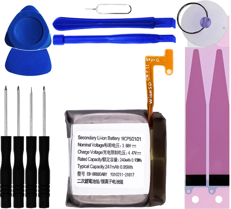 Nová baterie EB-BR880ABY 247 mAh pro Samsung Galaxy Watch 4 Classic R860 R865