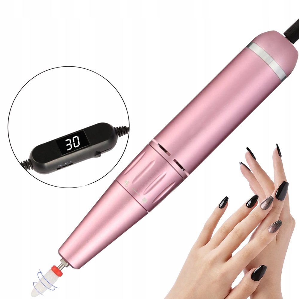 Profesionální Mini Bruska Na Nehty Manikúra Pedikúra Elektrická