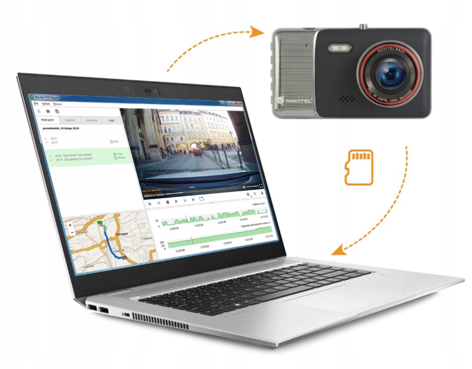 Wideorejestrator Navitel R800 4 FullHD 170 Ports AV