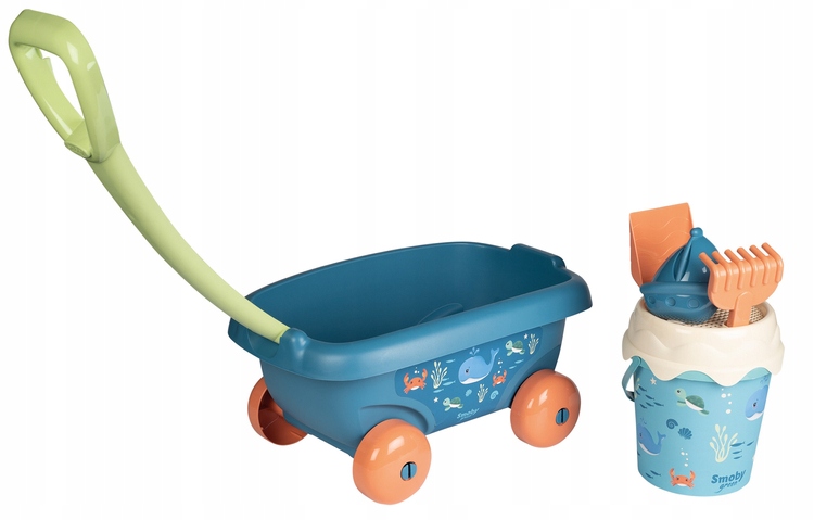 SMOBY Wózek Z Akcesoriami Do Piasku Z Bioplastiku