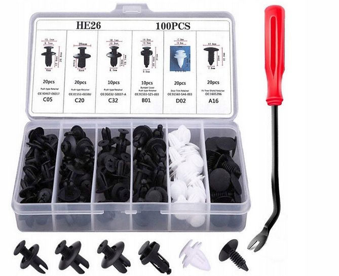 SPINKI KOŁKI KLIPSY SAMOCHODOWE DO AUTA TAPICERKI