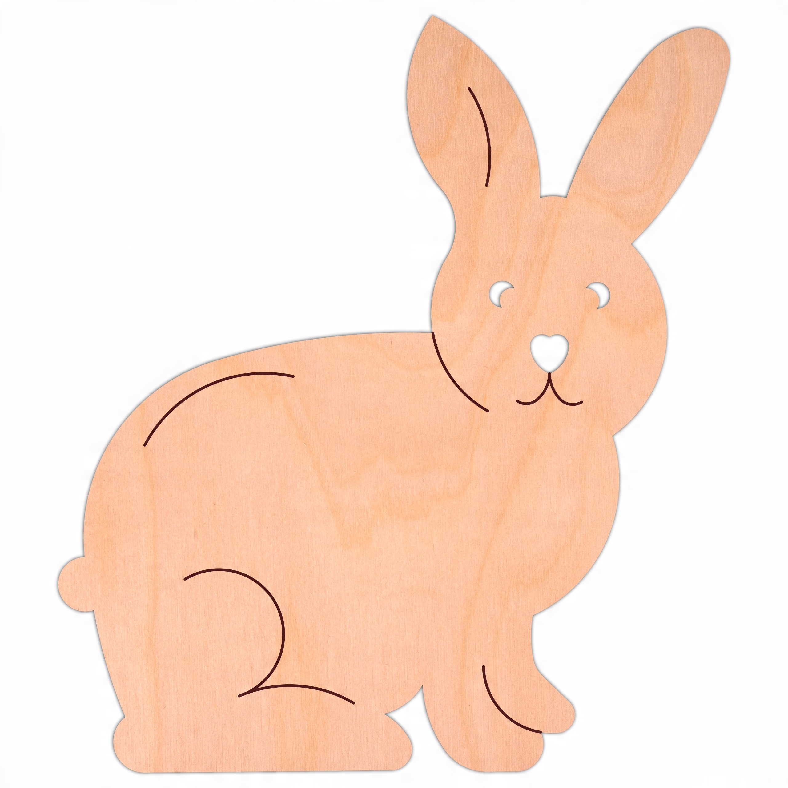 

Zając drewniany Królik Wielkanoc figurka Eko 6cm