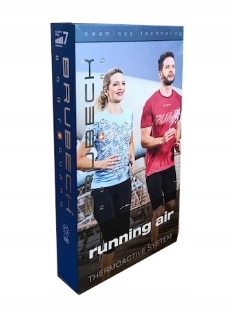 Damska oddychająca przewiewna koszulka biegowa - L Kolekcja BRUBECK ATHLETIC RUNNING AIR