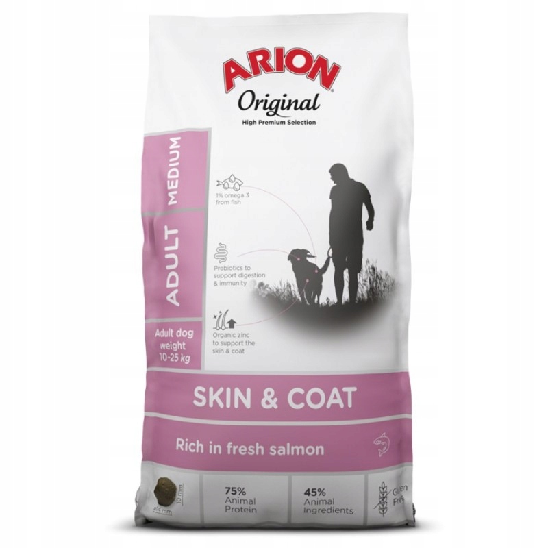 Arion Original Skin and Coat Medium Breeds 12kg