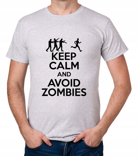 

koszulka Keep Calm And Avoid Zombies prezent