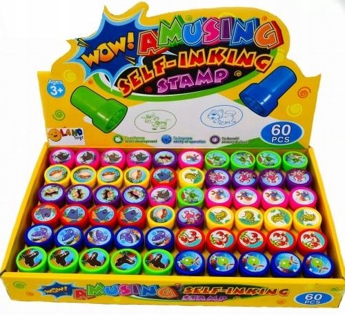 ZESTAW PIECZĄTKI STEMPELKI ZWIERZĘTA MORSKIE 12 EL Bohater brak