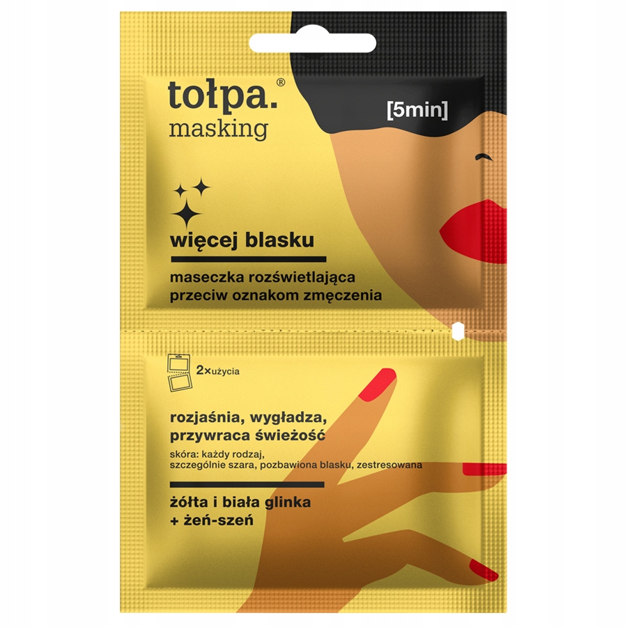 

Tołpa Maseczka rozświetlająca twarz masking 2x5 ml