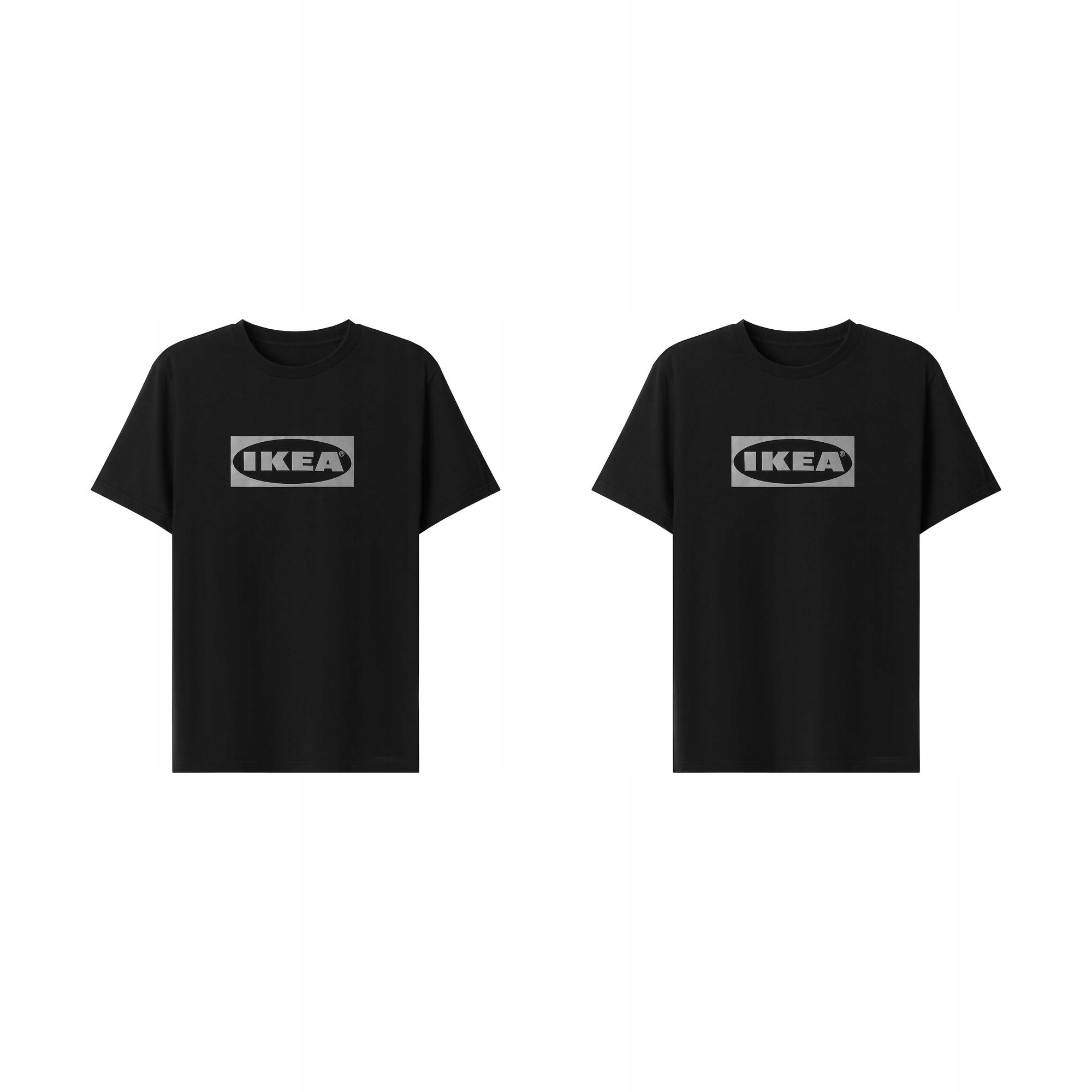 2 ks Černé tričko L XL Bawelna Reflexní logo Aurtiende