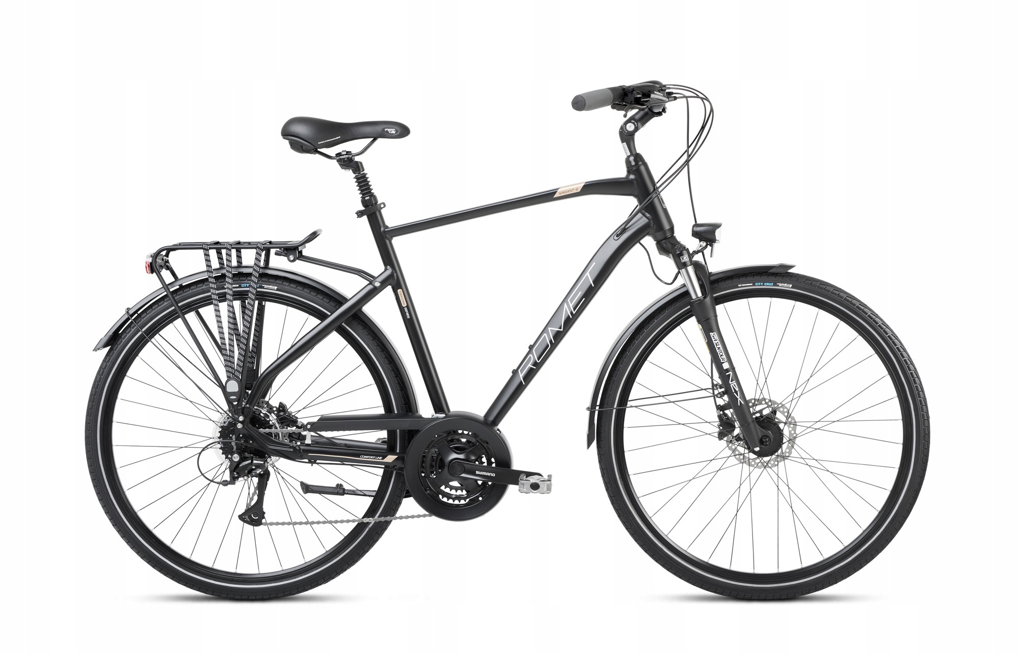 Rower trekkingowy Romet Wagant 6 23" XL czarno-miedziany