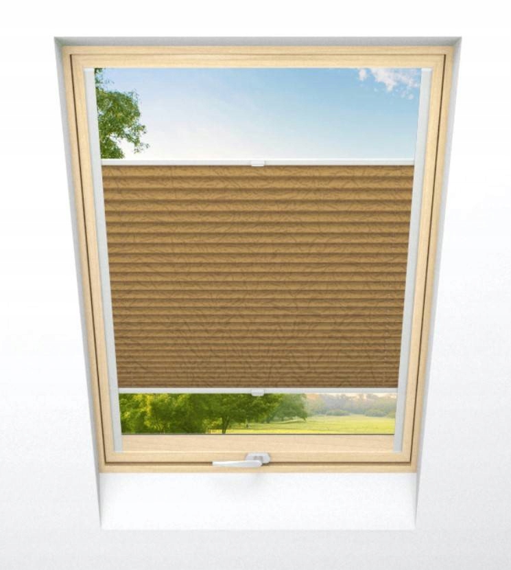 

Roleta Dachowa Plisowana 70 x 130cm Różne