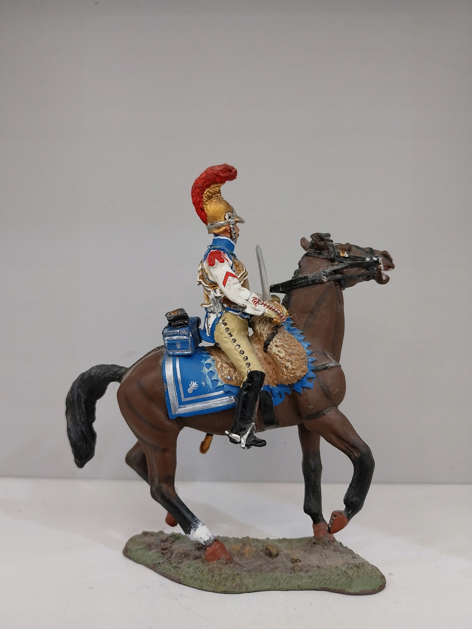 Cavalier Carabinier France 1812 Del Prado 1/30 (No 53)