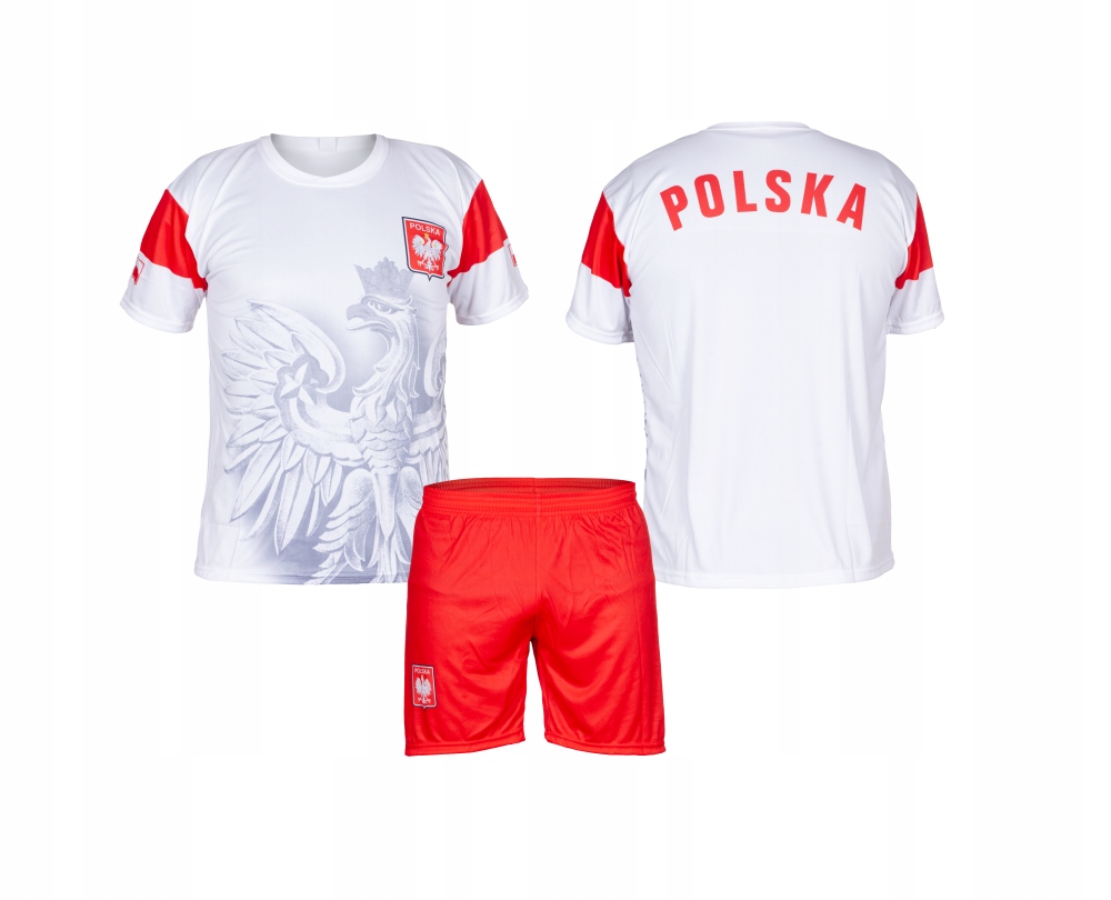 

Polska Orzeł biała strój komplet roz. 152