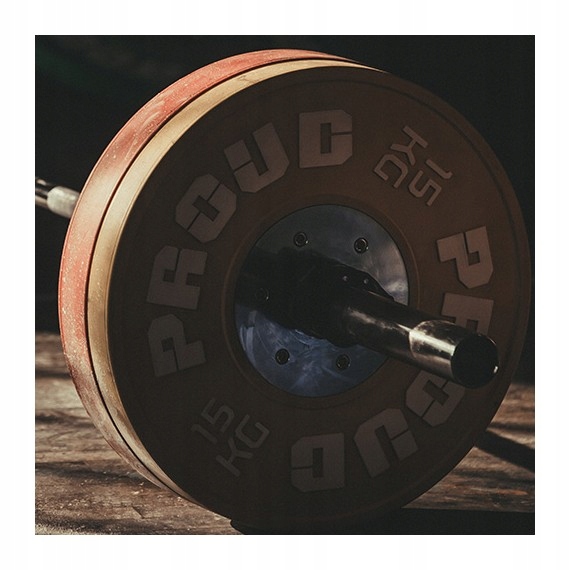 20KG OBCIĄŻENIE OLIMPIJSKIE BUMPER KOLOROWE PROUD Kod producenta 5903140110415