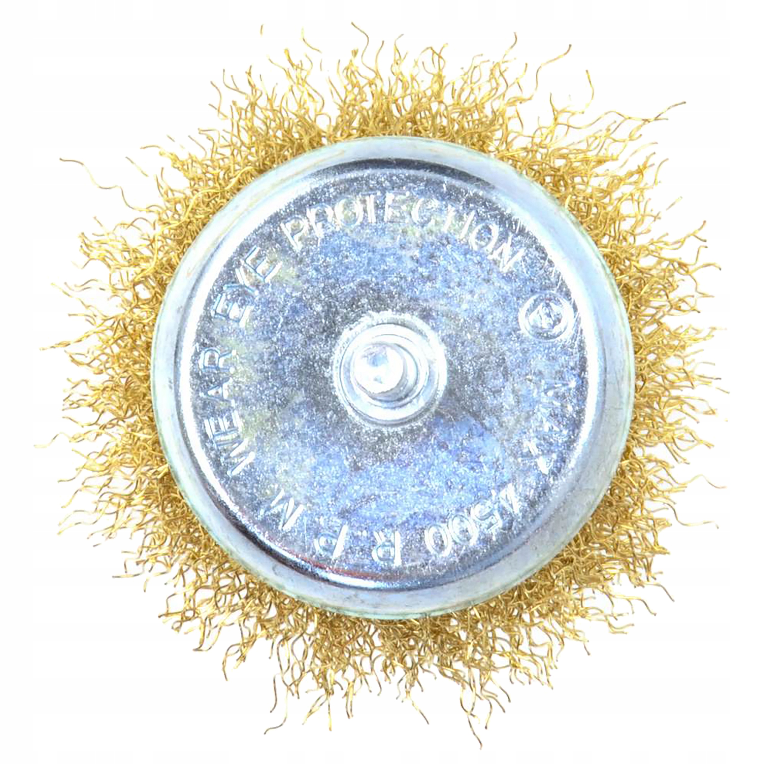 SZCZOTKA DRUCIANA MOSIĘŻNA CZOŁOWA 75mm NA WIERTARKĘ TRZPIENIEM M6 MOSIĄDZ Kod producenta G00620