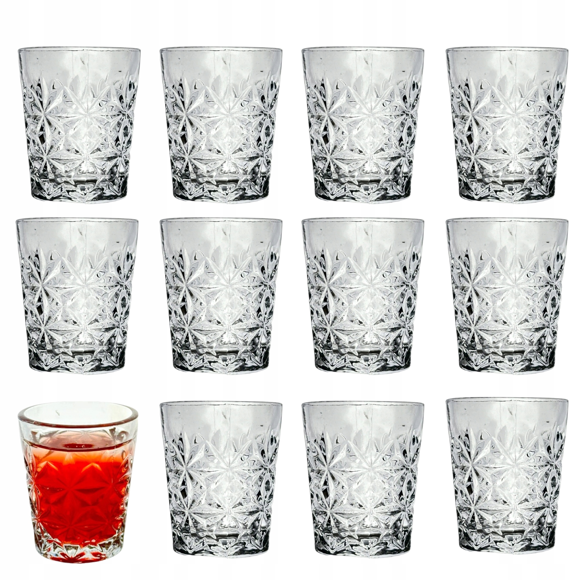 12x KIELISZKI DO WÓDKI NALEWKI LIKIERU 50 ML GRUBE SOLIDNE ZMYWARKA ZESTAW