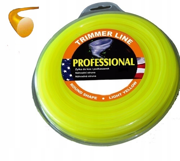 

Żyłka Tnąca Okrągła Mocna 1,65mm 15M