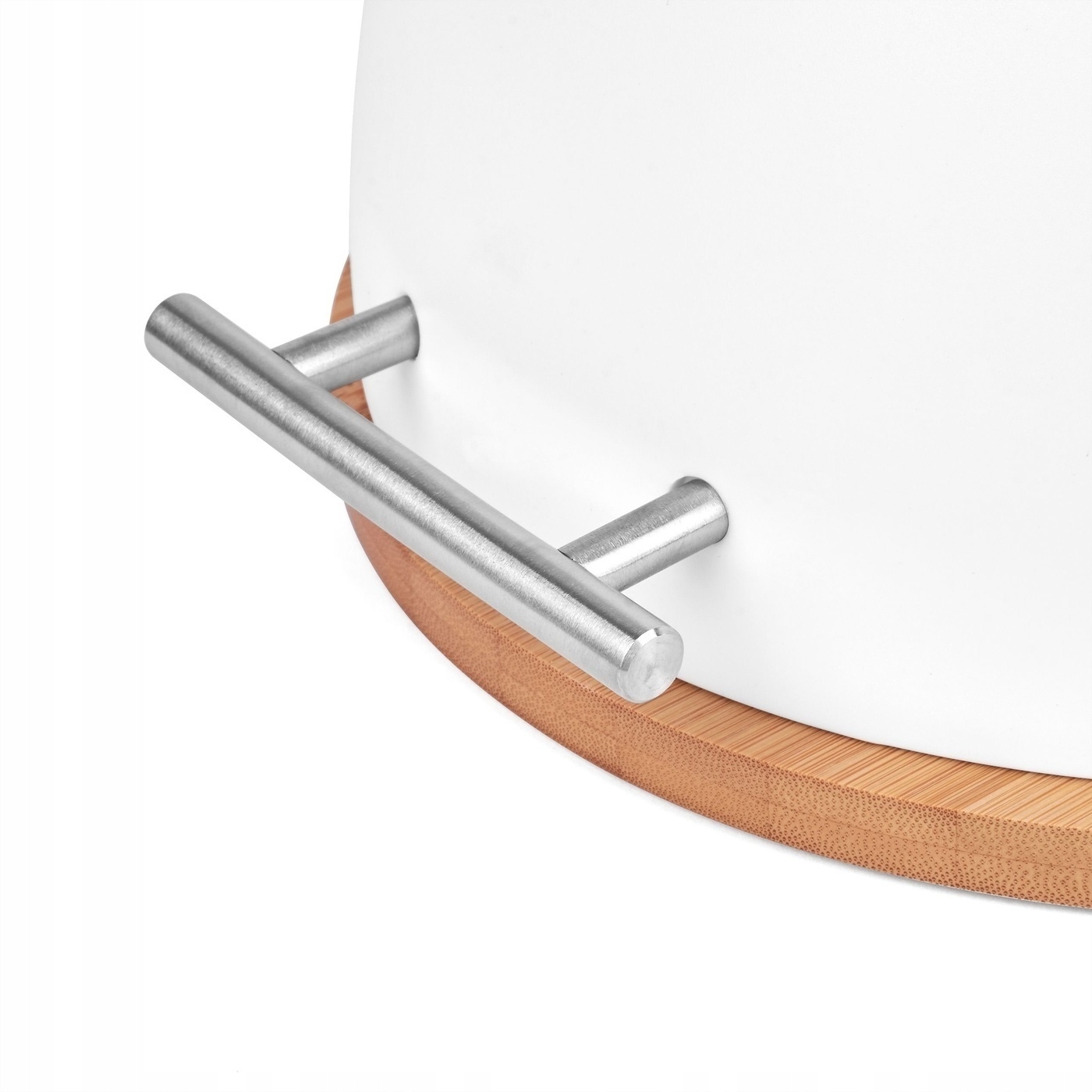 Praktyczny BIAŁY CHLEBAK pojemnik na chleb +DESKA do krojenia 2w1 GALAXY Materiał tworzywo sztuczne