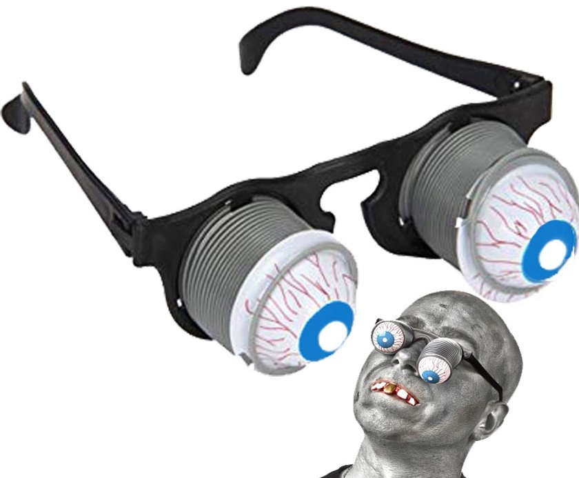 Okulary Wychodzące Gały Oczy na Sprężynach Marka GoDan