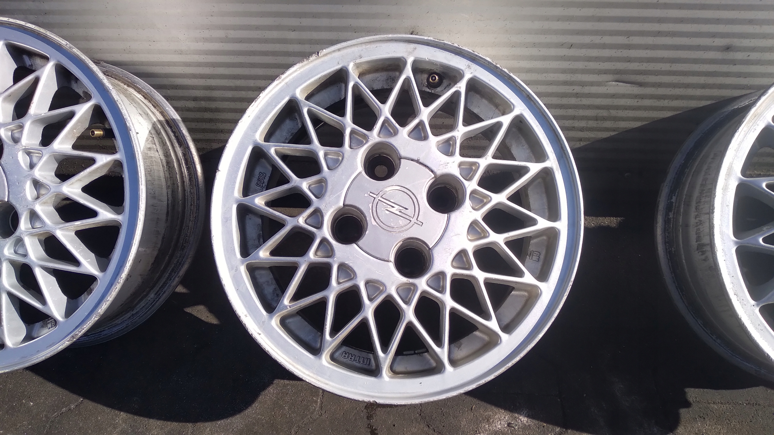 discs 13” aluminium KOMPLET OPEL CORSA B KADET 4X100 KBA41018 ! RARYTAS !