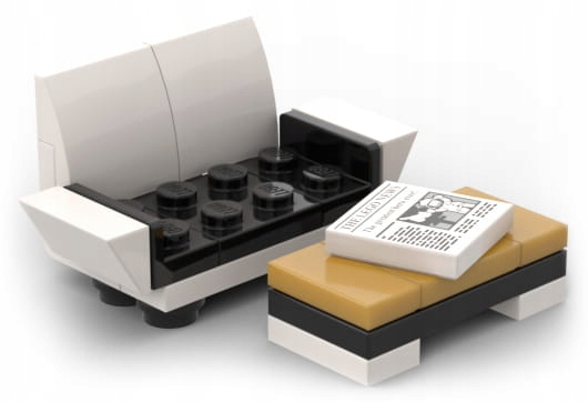 

Lego Mebelki Kanapa Sofa Stolik i Gazeta